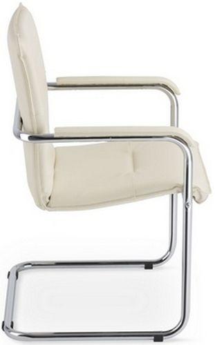 Посетителски стол РУМБА хромирана база тип шейна