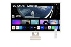 Монитор LG 32SR50F-W, 31.5' IPS Smart webOS23, Anti-Glare, 8ms, 1200:1, 250cd/m, sRGB 99%, FHD 1920x1080, HDR 10, HDMI, USB, Wi-Fi B/in, AirPlay 2,  Speacers 5W x 2, Tilt, White