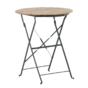 Сгъваема градинска маса БОЖУРА- цвят бук
