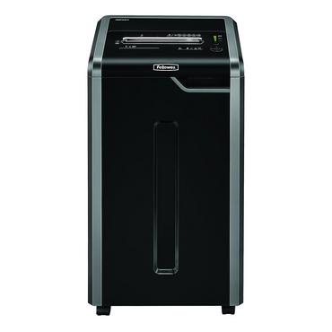 Шредер Fellowes Powershred Jam Proof Cross-Cut 325Ci - сниман в профил, черен, затворен