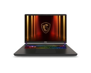 Лаптоп MSI Vector 17 HX AI A2XWJG, NVIDIA GeForce RTX 5090 24GB GDDR7 1824 AI TOPS, Intel Core Ultra 9 275HX (24C/24T up to 5.4 GHz, 36 MB), 17' 16:10 QHD+(2560x1600), 240Hz, 32GB 2x16 Up to DDR5-6400 , 1TB PCIe Gen4x4 SSD, Intel Killer Wi-Fi 7, Windows 1