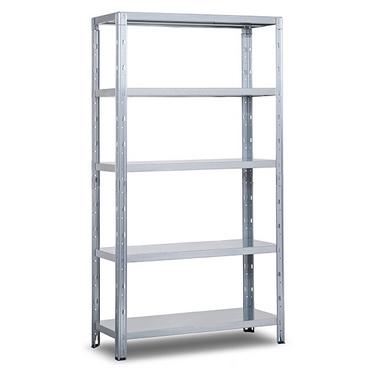 Метален стелаж FRT поцинкован 100х40х188 см 65 кг/рафт- 5 рафта