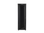 Комуникационен шкаф Lanberg rack cabinet 19' free-standing 42U/800x1200 (flat pack) with glass door lcd black v2