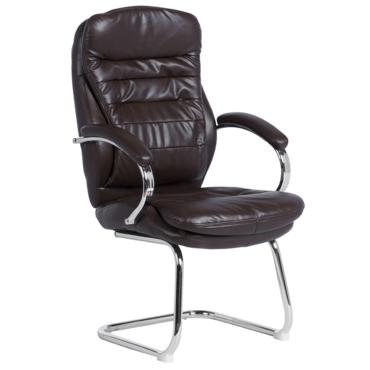 Посетителски стол ЛАЗАРИНА- цвят какао