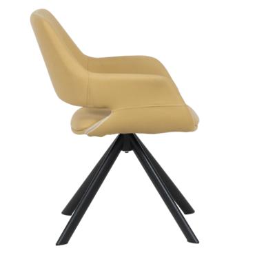 Кресло ДАРЯ- сниман отсрани, черни крака