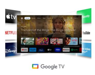 Телевизор Thomson Smart QLED Pro TV 75'; Google TV; 3840 x 2160 (4K UHD), 4000:1, QLED, 144 Hz, DVB-T/T2/C/S/S2, HDR10, Wi-Fi, Bluetooth, LAN, HDMI 2 (2.0) + 2 (2.1), USB 2 (2.0) + 1 (3.0), Central Swivel Stand, Black