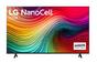 Телевизор LG 50NANO81T3A, 50' 4K HDR Smart Nano Cell TV, 3840x2160, DVB-T2/C/S2, AI Alpha 5 Gen7, HDR 10 PRO, webOS 24, ThinQ AI, WiFi, Clear Voice, AI Upscaling, Bluetooth, Hdmi, CI, LAN, AirPlay2, SPDIF, 2 Pole stand, Titan