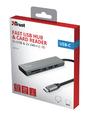 USB хъб TRUST Halyx Fast USB-C Hub & Card Reader