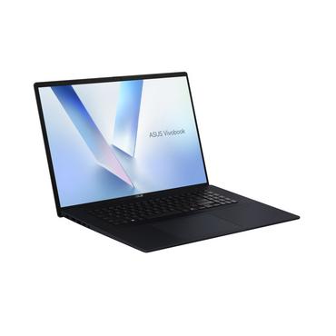 Лаптоп Asus Vivobook M1807HA-S8025, AMD Ryzen 7 260 P 3.8GHz (24MB Cache, up to 5.1 GHz, 8 cores, 16 Threads) up to 16TOPS, 18.4'  WUXGA(WU) 1920x1200 16:10 Bend+300nits AG, IPS 144 Hz,16GB DDR5 ( on BD),1TB SSD,Backlit Keyboard , NO OS,  Quiet Blue