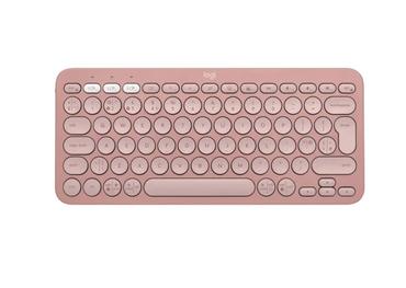 Клавиатура Logitech Pebble Keys 2 K380s - TONAL ROSE - US INT'L - BT - N/A - INTNL-973 - UNIVERSAL