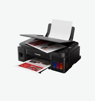 Мастилоструйно многофункционално устройство Canon PIXMA G3410 All-In-One, Black + Canon GI-490 BK