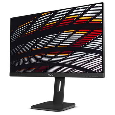 Монитор AOC 24P1, 23.8' Wide IPS LED, 5 ms, 1000:1, 50M:1 DCR, 250 cd/m2, FHD 1920x1080@60Hz, FlickerFree, Low Blue Light, Pivot, Heigh Adjust, USB, D-Sub, DVI, HDMI, DP, Headphone Out, Speakers, Black