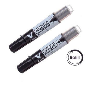 2 броя маркер за бяла дъска Pilot Master черен