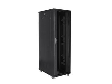 Комуникационен шкаф Lanberg rack cabinet 19' free-standing 42U/800x1200 (flat pack) black