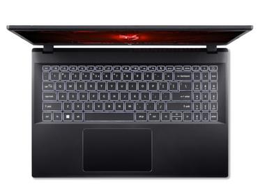 Лаптоп Acer Nitro V15, ANV15-51-72K9, Intel Core i7-13620H (up to 4.90 GHz, 24MB), 15.6' FHD IPS SlimBezel 144Hz, 16GB DDR5, 1024GB PCIe NVMe SSD, GeForce RTX 3050 6GB GDDR6, INTEL 2X2 AX+BT, HD Cam, FP, KB Backlight, No OS, Black