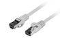 Кабел Lanberg patch cord CAT.8.1 S/FTP LSZH CU 3m, grey