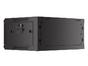 Комуникационен шкаф Lanberg rack cabinet 19' wall-mount 4U/600x450 with perforated door black (flat pack)