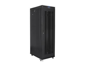 Комуникационен шкаф Lanberg rack cabinet 19' free-standing 42U/800x1200 (flat pack) with mesh door lcd black v2