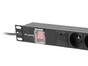 Разклонител Lanberg power distribution unit (pdu) 19' 1U 10a 2m 5x french outlets black c14