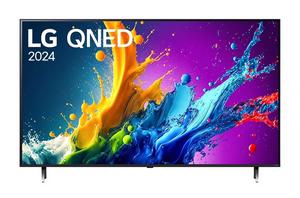 Телевизор LG 50QNED80T3A, 50' 4K QNED HDR Smart TV, 3840x2160, DVB-T2/C/S2, Alpha 5 AI 4K Gen7, HDR 10 PRO, webOS 24 ThinQ, 4K Upscaling, WiFi 5, Voice Controll, Bluetooth 5.1, AirPlay 2, LAN, CI, HDMI, SPDIF, 2 pole Stand , Silver