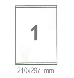 Самозалепващи етикети 210x297 1 бр.