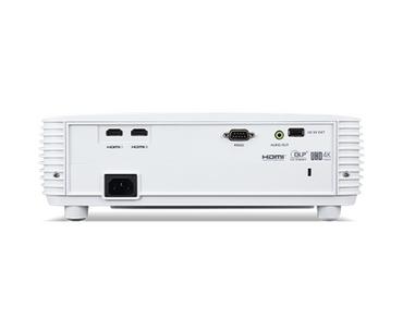 Мултимедиен проектор Acer Projector H6815BD, DLP, 4K UHD (3840 x 2160), 4000 ANSI, 10 000:1, HDR Comp., Blu-Ray 3D support, Auto Keystone, Low input lag, 2xHDMI, RS232, USB(Type A, 5V/1,5A), 1x3W, 2.88Kg, White+Acer T82-W01MW 82.5'+Logitech Wireless Prese