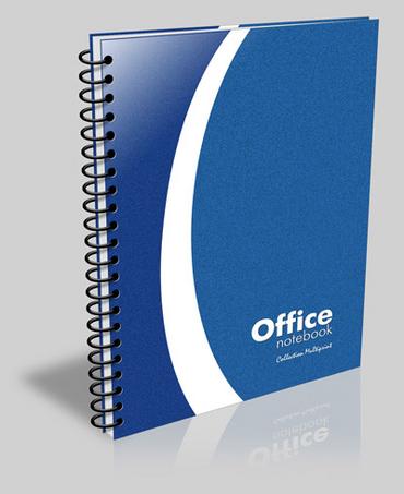 Тетрадка спирала А5 Office 100 л 2 теми тв корици