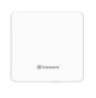 Оптично устройство Transcend 8X DVD, Slim Type, USB (White), 13.9mm Thickness