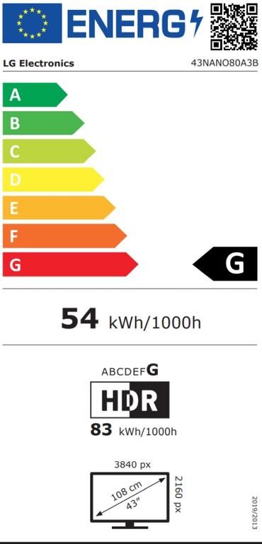 Телевизор LG 43NANO80A3B, 43' 4K HDR Smart Nano Cell TV, 3840x2160, DVB-T2/C/S2, AI Alpha 7, HDR 10 PRO, webOS 25, ThinQ AI, VRR, ALLM, HGiG, WiFi, Clear Voice, AI Upscaling, Bluetooth, Hdmi e-ARC , CI, LAN, AirPlay2, Chromecast, 2 Pole stand, Black
