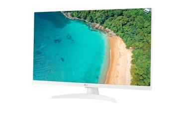 Монитор LG 27TQ615S-WZ, 27.0' IPS, Smart webOS, TV Tuner DVB-T2/C /S2, 1000:1, Mega DFC, 250cd, Full HD (1920 x 1080), Wi-Fi, LAN, AirPlay, HDMI, CI Slot, USB 2.0, Bluetooth, AI Sound, Speakers, White