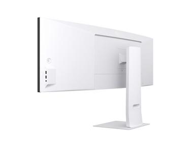 Монитор LG 49U950A-W, 49' 32:9 Curved UltraWide Dual QHD 5K 5120x1440 NANO IPS 1ms MBR, 144 Hz, 5ms, 400 cd/m2, 1000:1, HDR400, DCI-P3 98%,  USB Type-C, PD 90W, FreeSync, G-SYNC, PIP, 2 PBP, HDMI, DisplayPort, Speacer 2ch 10W, Tilt, Height, Swivel, Tiltan