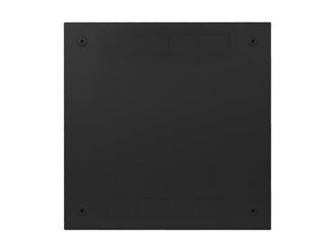 Комуникационен шкаф Lanberg rack cabinet 19' wall-mount 6U+3u/540x200 low-profile black (assembled)