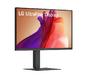 Монитор LG 27U730A-B, 27' UltraFine UHD, IPS 4K , 5ms, 1000:1, 300cd/m2, 3840 x 2160, DCI-P3 90%, HDR 10, HDMI, USB-C, PD- 90 W, DisplayPort, Reader mode, Dynamic Action Sync, Tilt, Height (Range), Swivel, Speacers 2x5W, LG Switch, Black