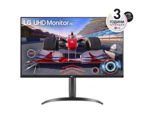 Монитор LG 32UR550K-B, 31.5' UltraFine 4K (3840x2160) VA, DCI-P3 90%, 4ms, 250 cd/m2, 3000:1, HDR10, USB Type-C, HDMI, DisplayPort, Dynamic Action Sync, Reader mode, Speaker 5W x 2, Height, Swivel, Tilt, Speaker, LG Switch, Black