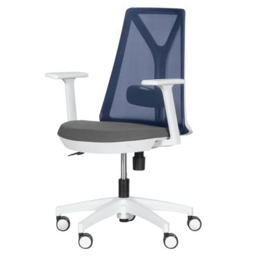 Работен стол ЗЛАТИ сив- снимка отпред, 