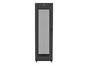 Комуникационен шкаф Lanberg rack cabinet 19' free-standing 42U/600x1000 (flat pack) with mesh door lcd black v2