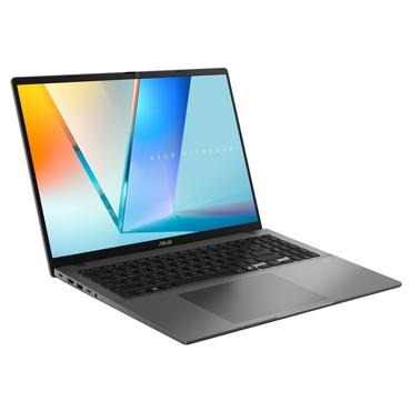 Лаптоп Asus Vivobook S S3607CA-RP036,INTEL ARL H Core Ultra 7 255H 2.0 GHz (24MB Cache, up to 5.1 GHz, 16 cores, 16 Threads); Intel AI Boost NPU, 16.' OLED WUXGA(WU) (1920X1200)16:10,LPDDR5 16GB ( on BD),1TB SSD G4,Backlit Num-key, No OS, Matte Gray+Backp