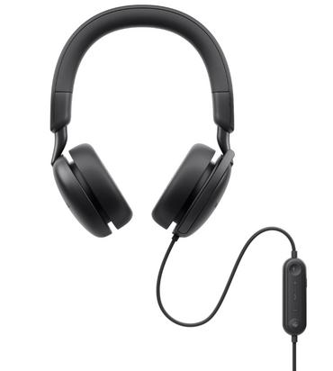 Слушалки Dell Pro Wired ANC Headset WH5024 + Dell Pro Wired / Wireless Headset Ear Cushions - HE524