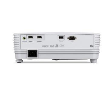 Мултимедиен проектор Acer Projector H6542, DLP, 1080p (1920x1080), 4000 ANSI LUMENS, 13000:1, 2*HDMI, PC Audio (3.5mm mini jack), DC Out (5V/1.5A, USB Type A), USB (Type A), RS-232, Bluelight Shield, LumiSense, 1*3W, Bag, White 2.4 Kg