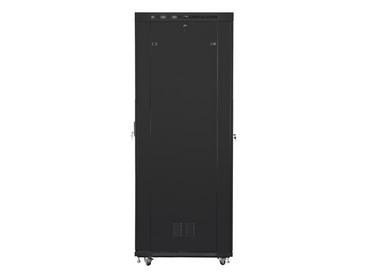 Комуникационен шкаф Lanberg rack cabinet 19' free-standing 47U/800x1000 (flat pack) with glass door lcd black v2