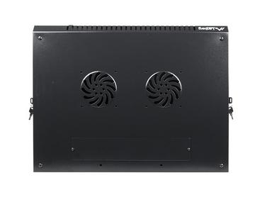 Комуникационен шкаф Lanberg rack cabinet 19'' wall-mount 12U / 600x450 for self-assembly (flat pack), black