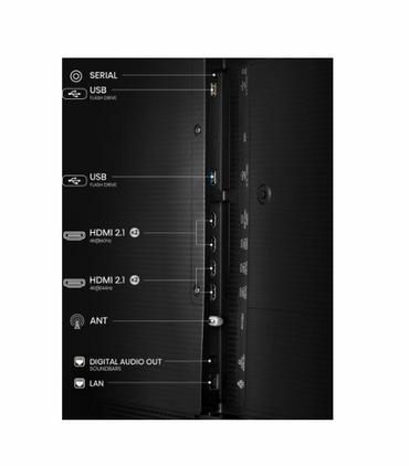 Телевизор Hisense CanvasTV, 55',QLED 4K Ultra HD 3840x2160, 144hz, 4000:1, 400 nits, 16:9,VIDAA Smart OS,DTS Virtual X,HDR,HDR 10+,Dolby vision IQ, 4 xHDMI,DVB-T2/T/C/S2/S, Black