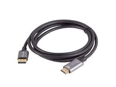 Кабел Lanberg display port (M)  -> HDMI(M) cable 1.8m, black