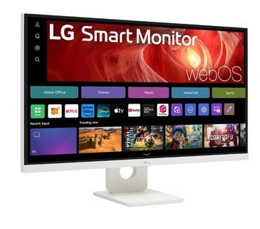 Монитор LG 27U731SA-W, 27' IPS Smart webOS23, 5ms, 1000:1, 350cd/m, FHD 3840 x 2160, ThinQ, DCI-P3 90%, HDR 10, HDMI, USB Type-C , Bluetooth, Speacers 5W x 2, Tilt, White