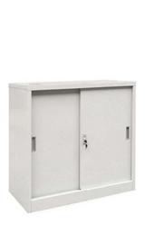 Шкаф метален с плъзгащи врати 90/40/90
