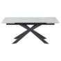 Трапезна маса ЛЕОНОРА разтегателна- мраморен бял плот