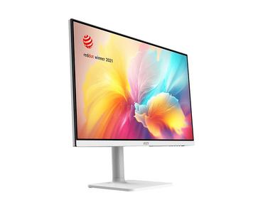 Монитор MSI Modern MD2712PW, 27', 100Hz, 1ms, IPS, 1920x1080 (FHD), 16:9, Flat, HDR Ready, EyesErgo, AG, MSI Display Kit, 117% sRGB, 300 nits, 1000:1, RedDot Winner, 1xHDMI1.4, 1xTypeC DP alt. w/PD (15W), Speakers 2x3W, Pivot, Heigh Adj., VESA, White, 5.8