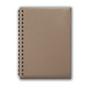 Бележник GREY А5-кафяв цвят