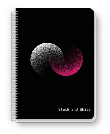 Тетрадка със спирала А5  Exclusive dots 120 л PP корица