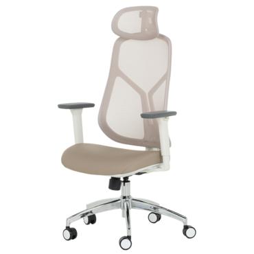 Директорски стол АНГЕЛА- бежов, ергономичен